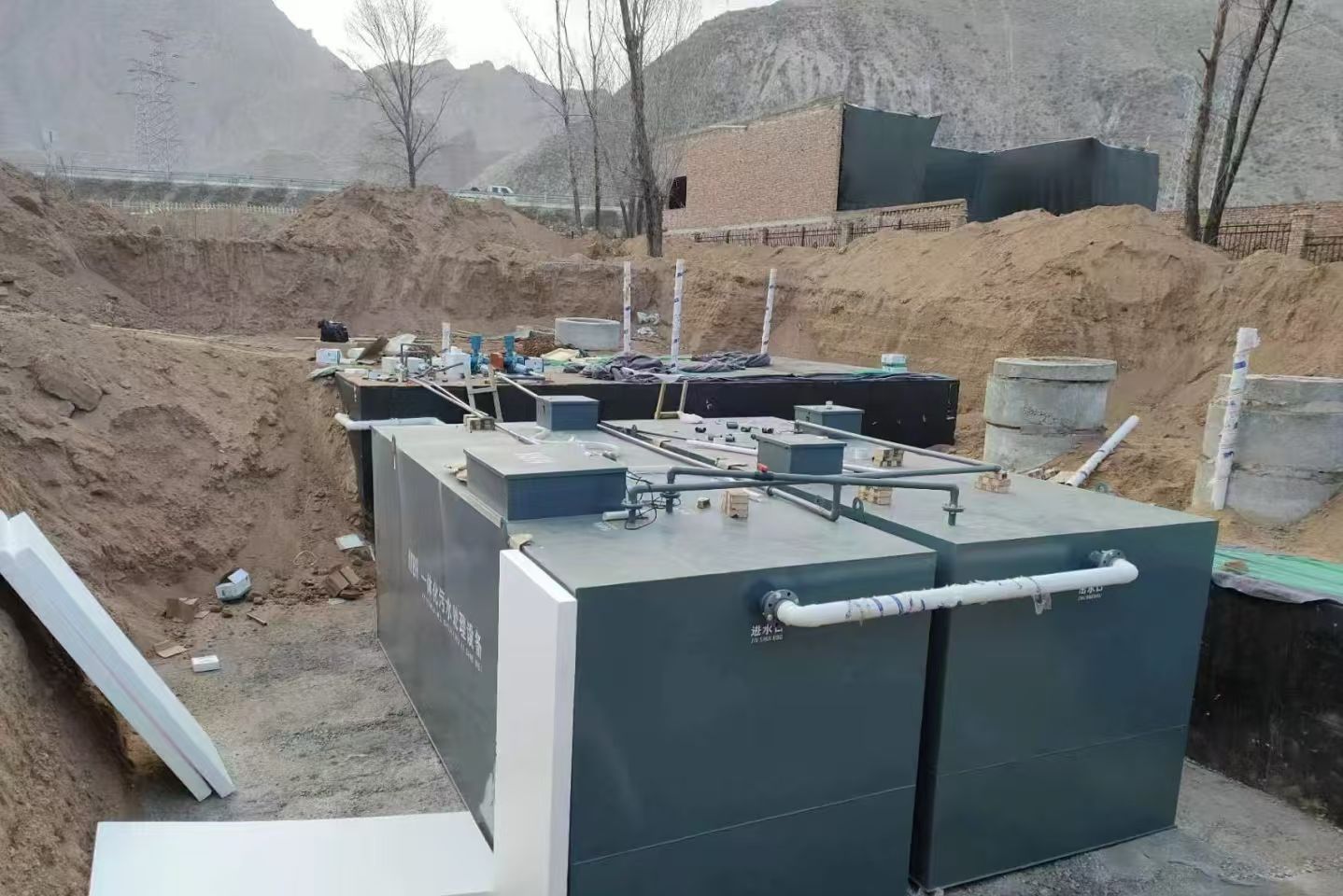 岭口镇一体化污水处理设备